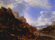 SAFTLEVEN, Cornelis Rhineland Fantasy View oil painting picture wholesale